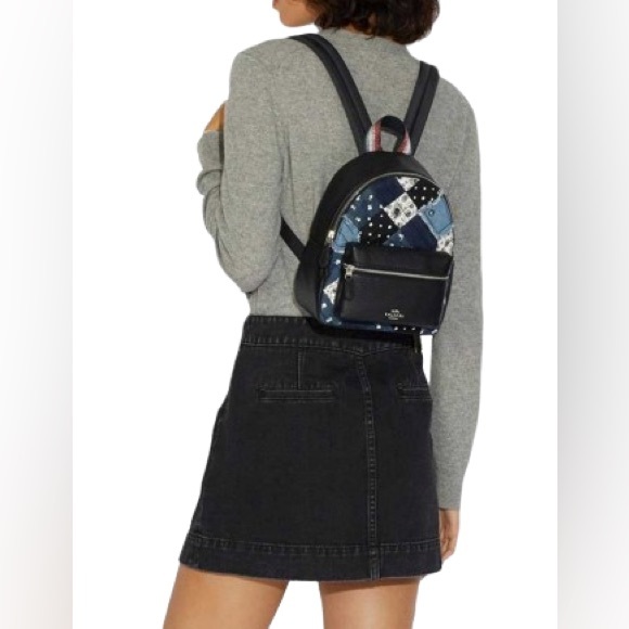 Coach Handbags - COACH MINI CHARLIE BACKPACK WITH AMERICANA PATCHWORK